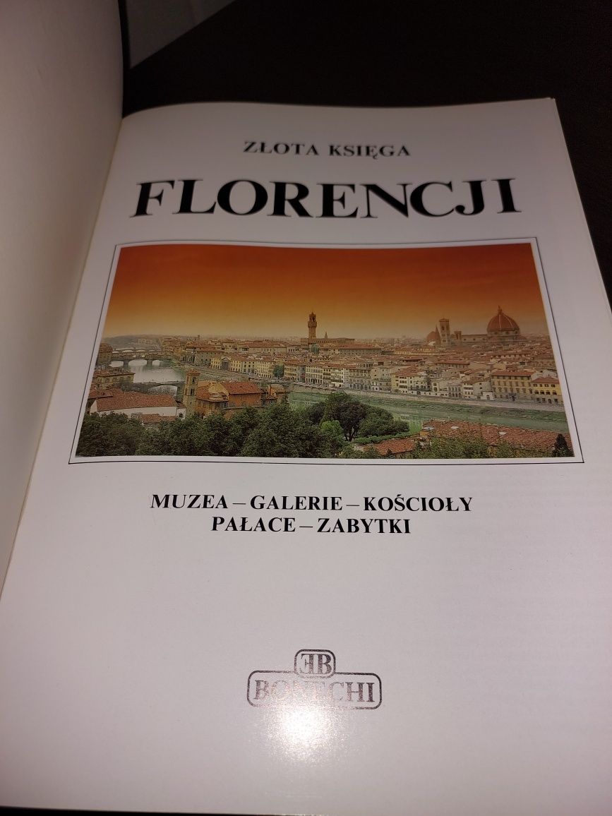 Włochy album Florencja Złota księga Florencji zabytki arcydzieła foto