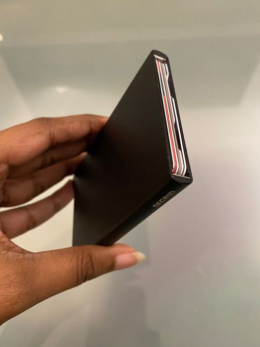 Secrid Cardprotector Portfel Uniseks Aluminiowy, Powder Black