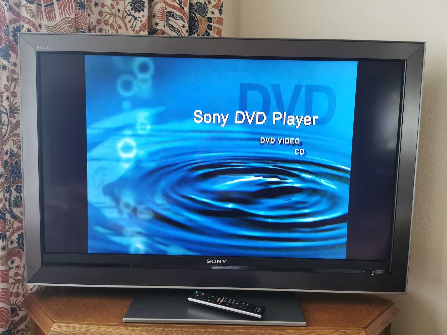 Telewizor LCD DVD SONY BRAVIA 46 cali 117cm + Oryginalny pilot