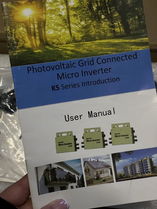 Новий інвентор(Solar Grid Micro Inverter KS-800)