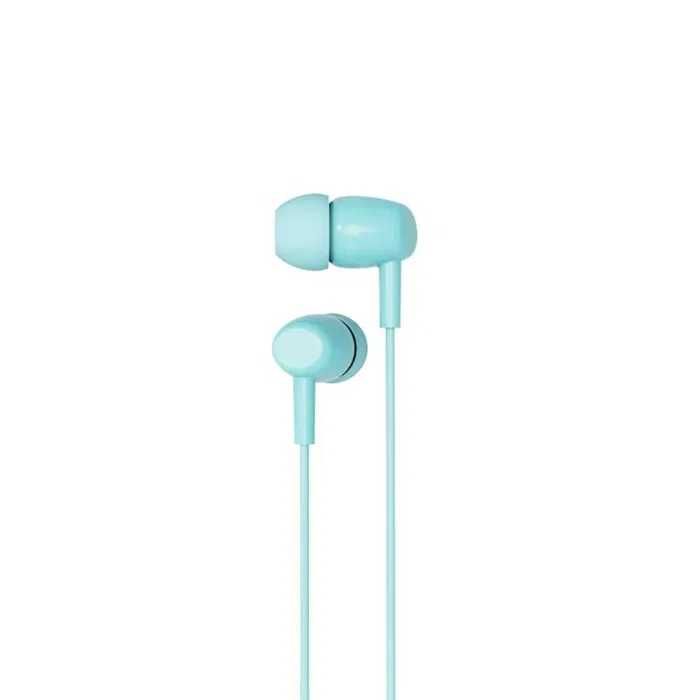 XO słuchawki przewodowe EP50 jack 3,5mm dokanałowe zielone