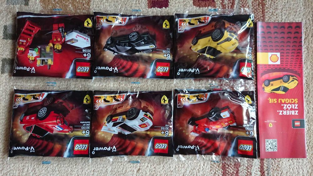 Klocki zestaw kolekcja LEGO Ferrari Shell V-Power 2012