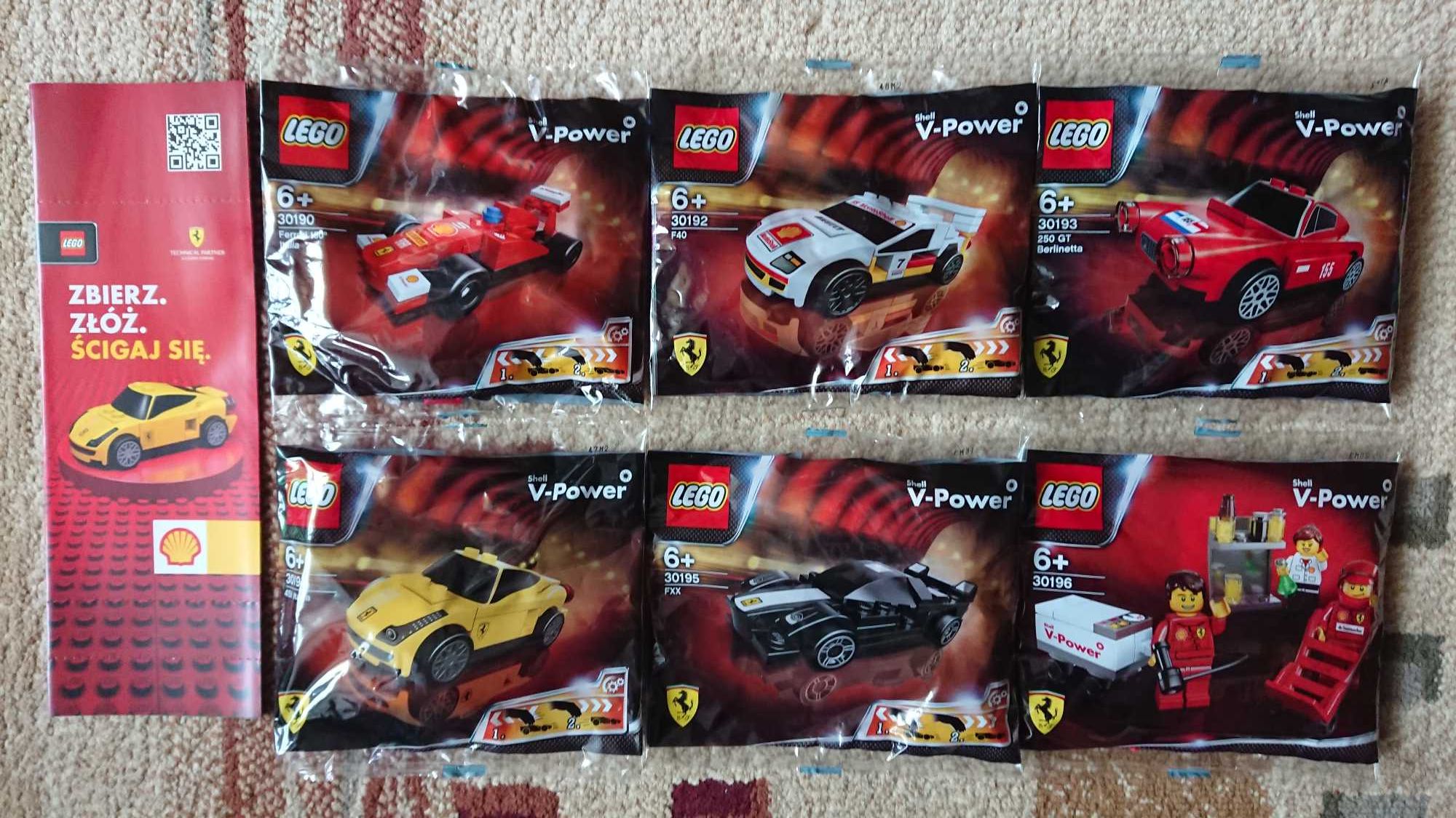 Klocki zestaw kolekcja LEGO Ferrari Shell V-Power