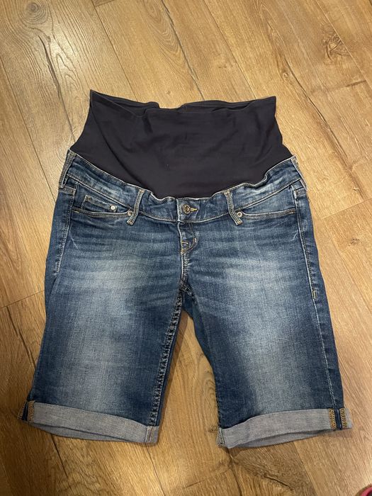 Krótkie spodenki dżinsowe ciążowe 38 M H&M mama