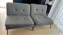 Sofa industrialna, łóżko / kanapa Futon