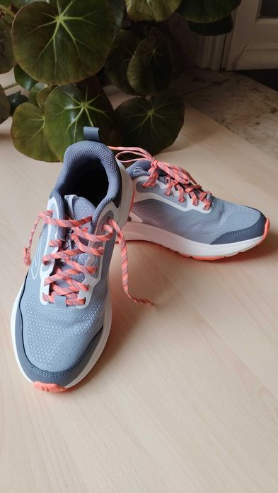Sapatilhas Corrida e Trail Running Mulher Cinza e Coral 38