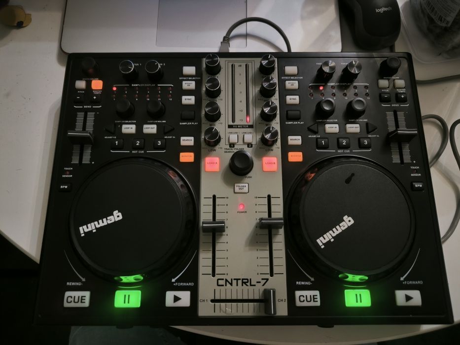 Gemini cntrl7 kontroler DJ virtual dj