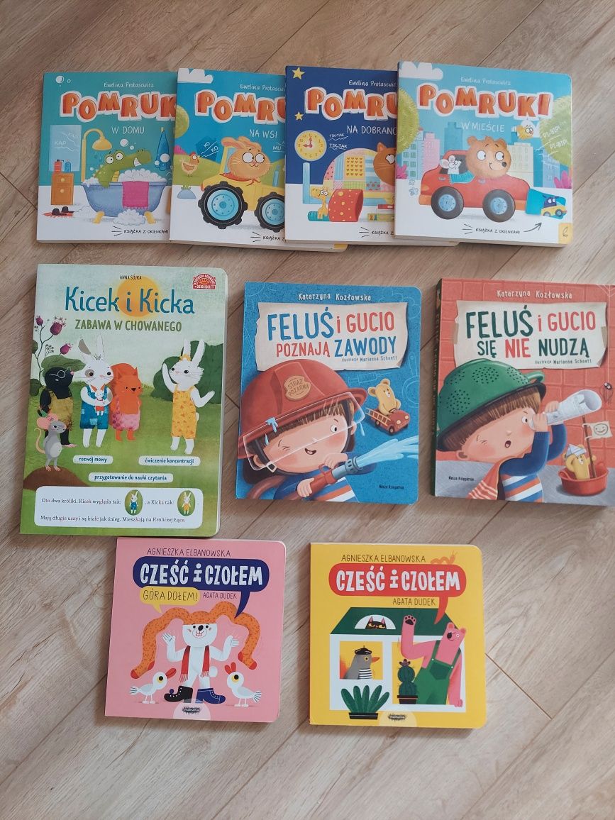 Książki Feluś I Gucio Kicek I Kicka Pomruki nowe