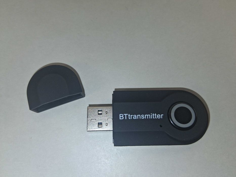 N102 Transmiter Audio Bluetooth Adapter USB RCA Aux Jack Nowy