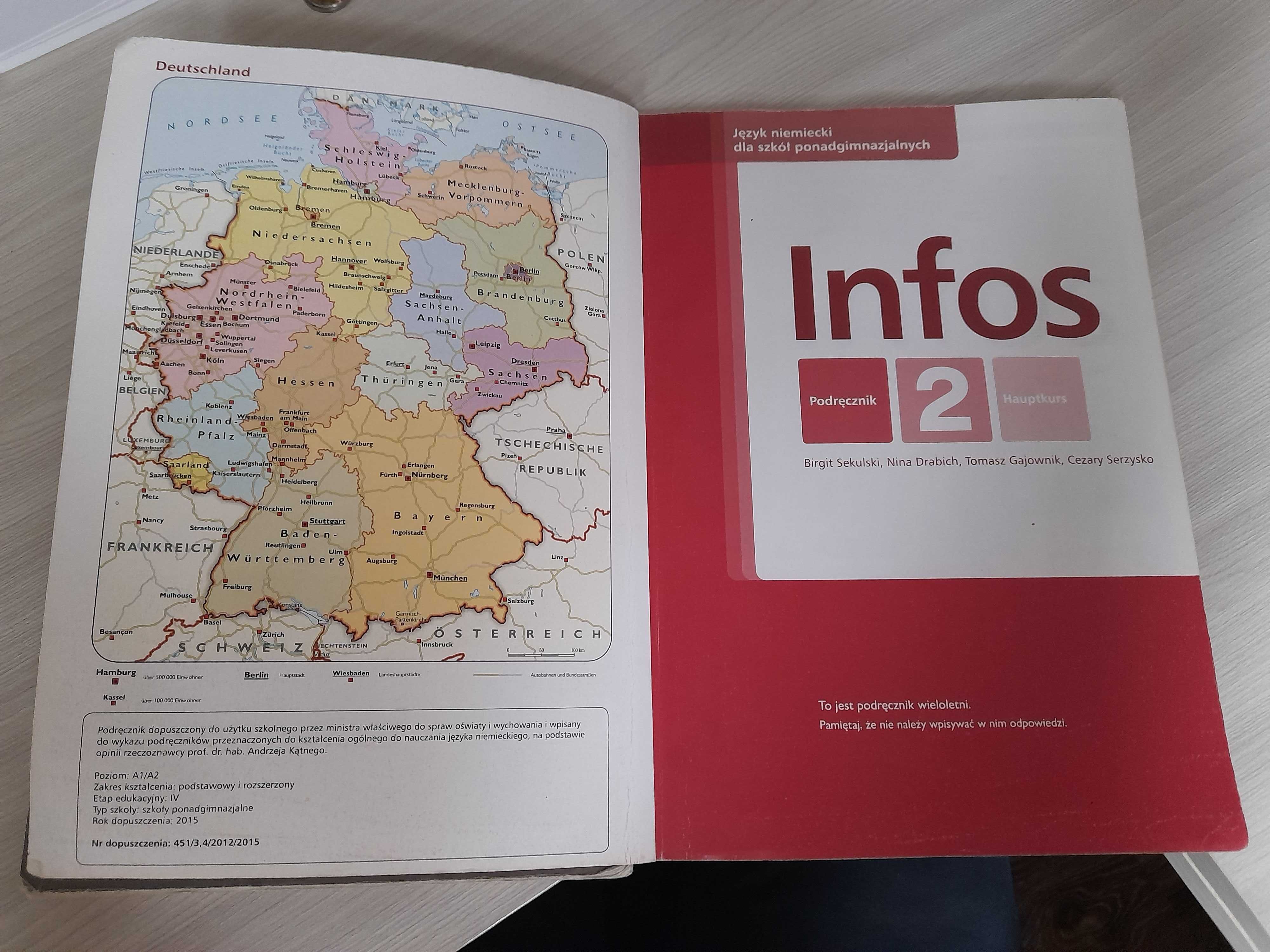 INFOS 2, język niemiecki dla szkół ponadgimnazjalnych