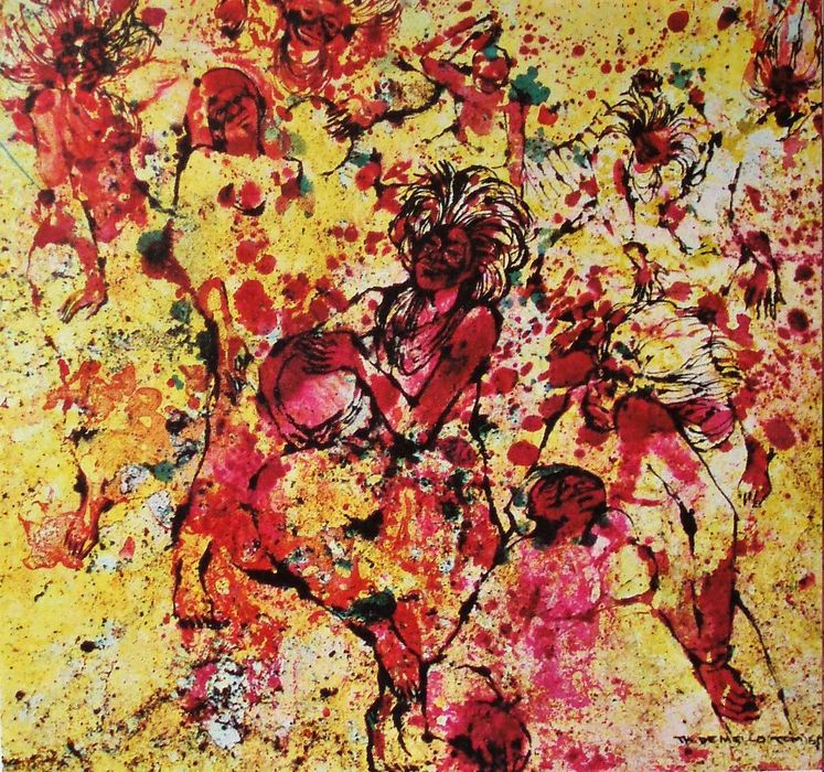 Livro com 75 ilustrações de Thomaz de Mello - " Feitiço "