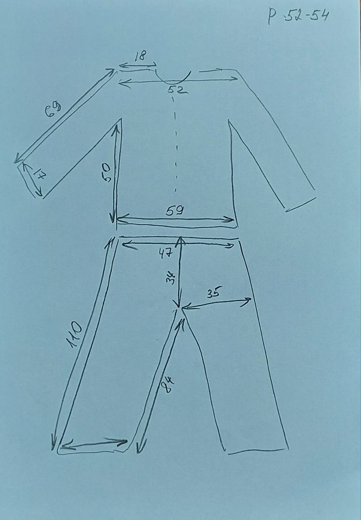Робочий чоловічий костюм, р. 52-54