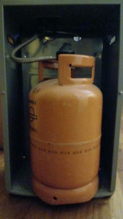 Aquecedor a gás BP com adaptador pra bilha Repsol