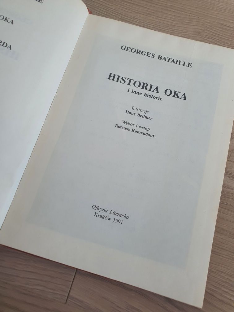 Georges Bataille Historia oka i inne historie 1991 unikat