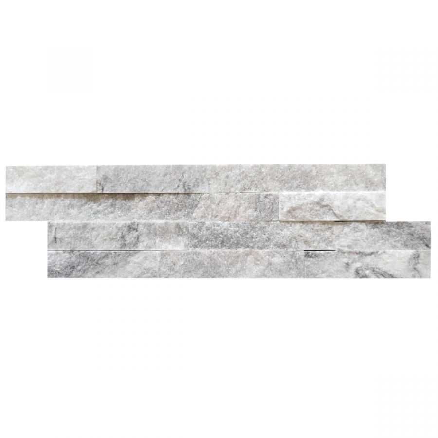 Panel ścienny Marmur Stackstone Stormy Grey 10x36x0,8-1,3 cm