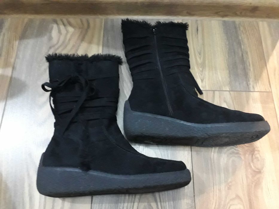 Kozaki czarne damskie rozmiar 38