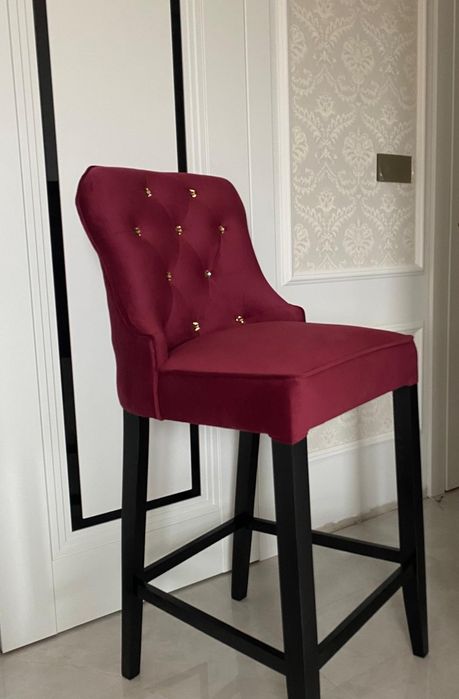 Krzeslo, hoker, glamour, 2 szt