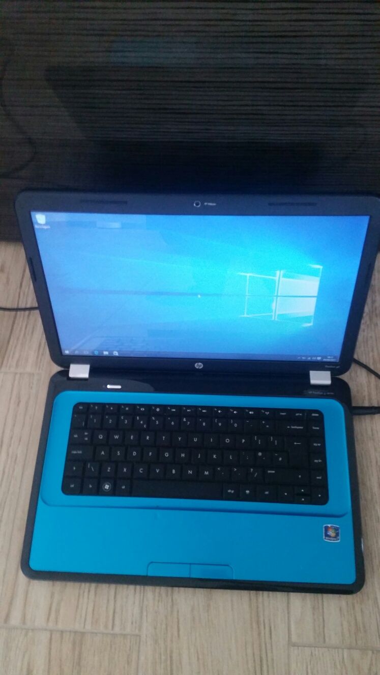 Pc computador portatil HP Azul Metálico Lindo windows 10 e office