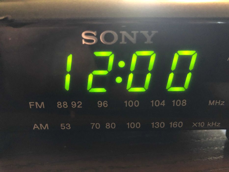 Rádio, despertador Sony dream machine, preto