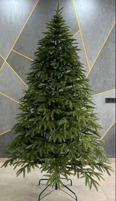Якція Штучна ялинка зелена засніжена ПВХ лита ёлка искусственная зелён