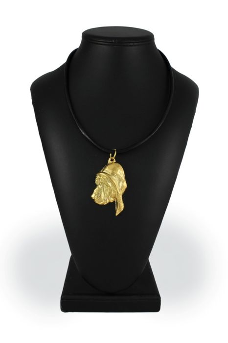 Bloodhound naszyjnik pozłocony Art-Dog