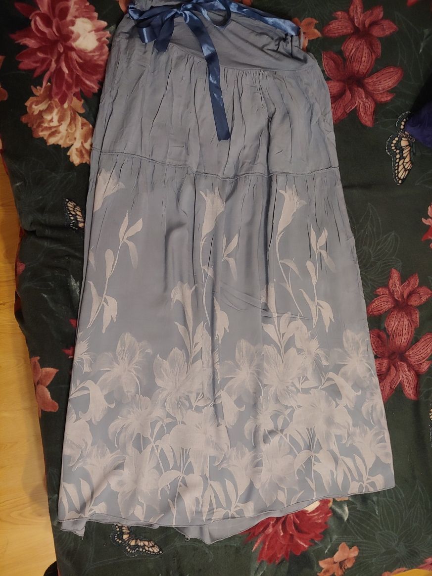 Spódnica maxi w kwiaty