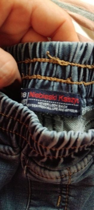 Spodnie jeansowe Niebieski Księżyc rozm. 86-92