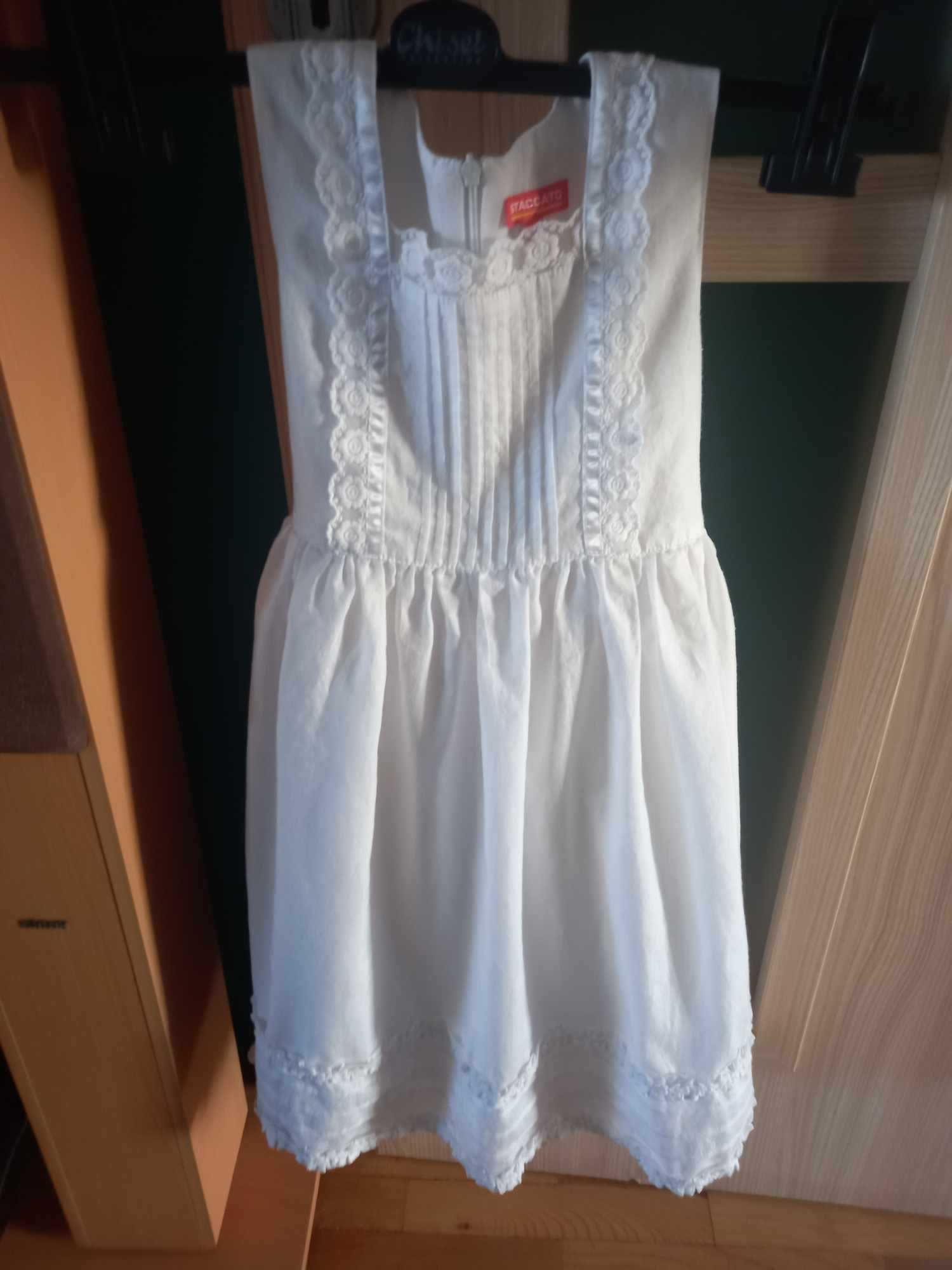 Sukienka biała dziecięca