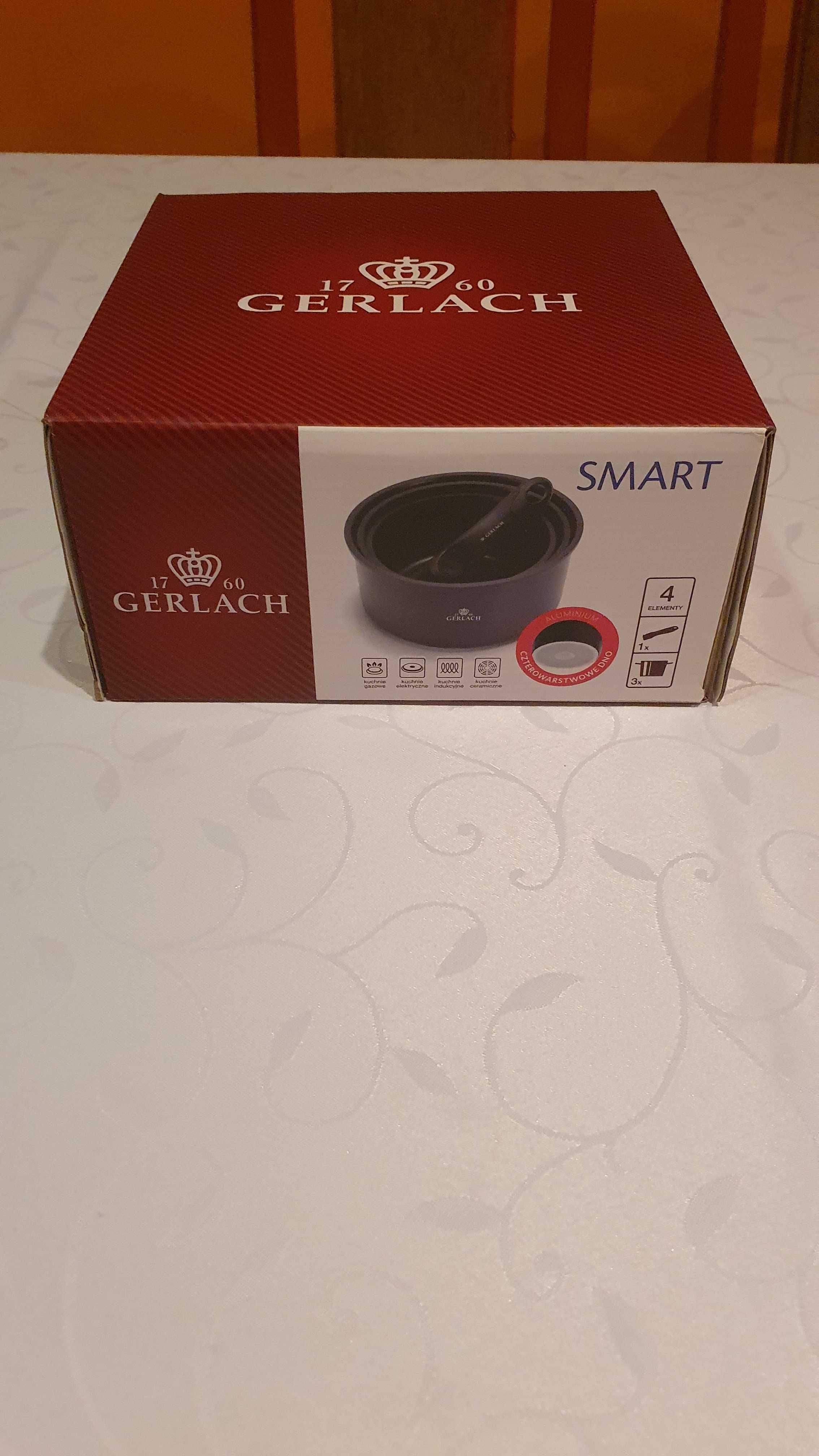 #1 nowe garnki zestaw 3 garnków gerlach smart