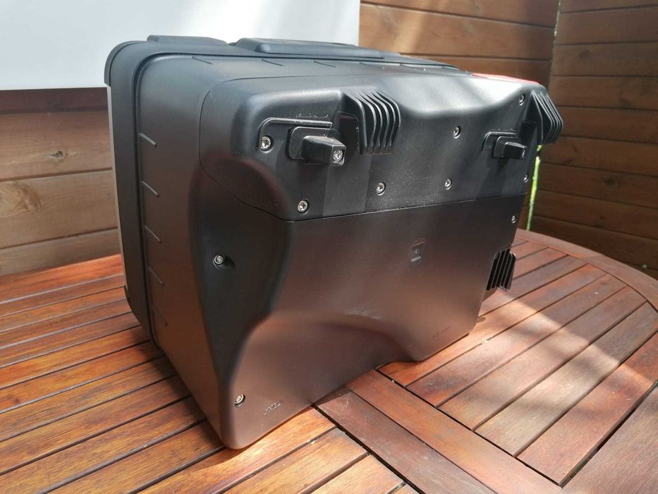 BMW K50 K51 Kufer aluminiowy lewy srebrny NOWY oryginalny K81 K82 GS