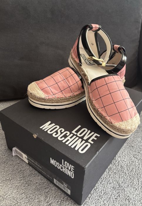 Espadryle  love moschino