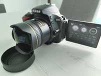 Nikon D5500 + 5 objetivas + mala + extras