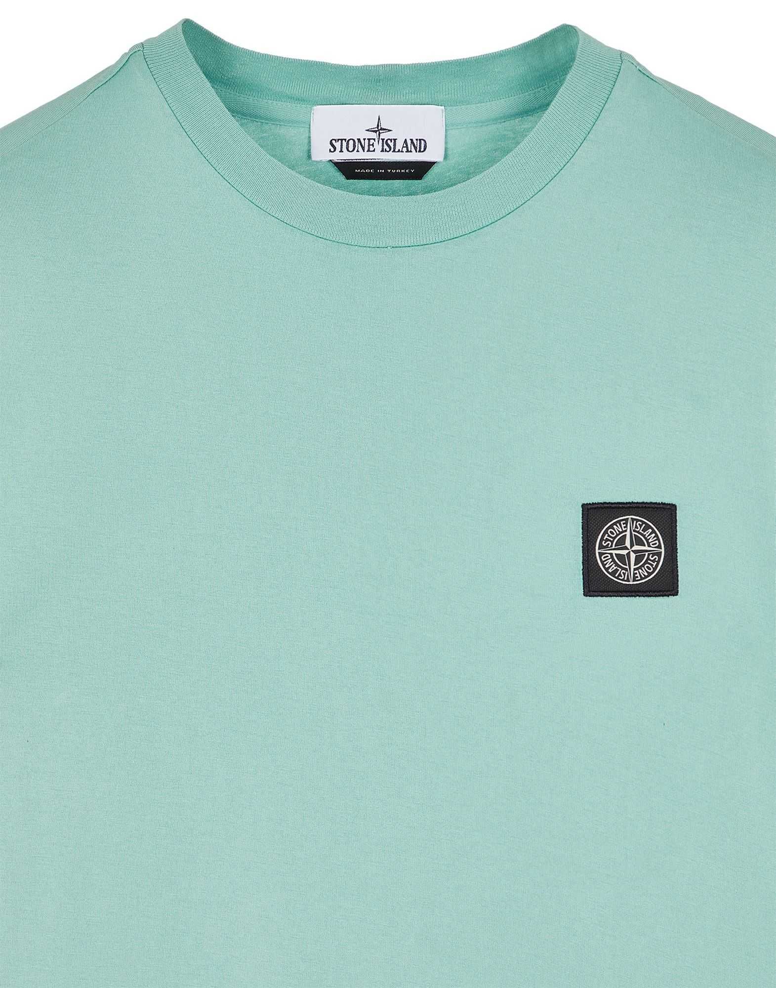 Лонгслів STONE ISLAND 20SS 22713 Aqua