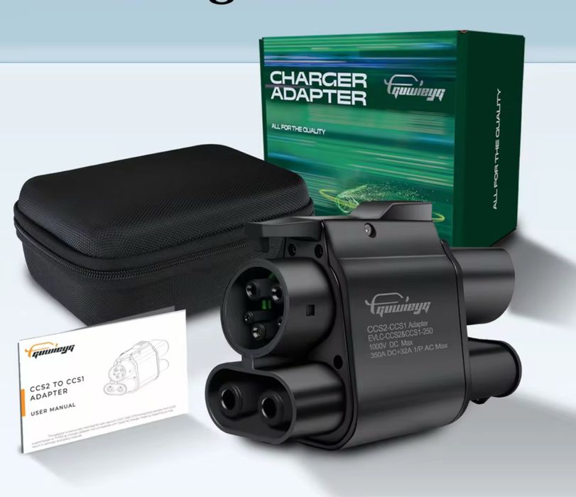 Перехідник Guwieyg CCS2 на ССS1 350A Адаптер для авто з США