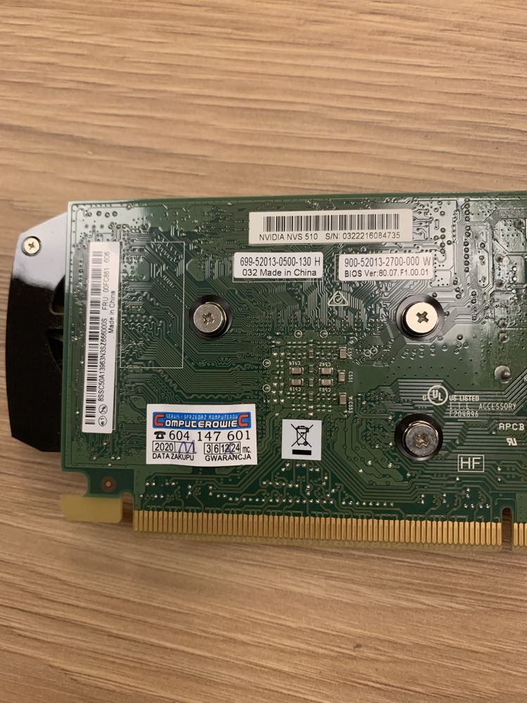 Karta graficzna NVIDIA Quadro NVS 510 2 GB
