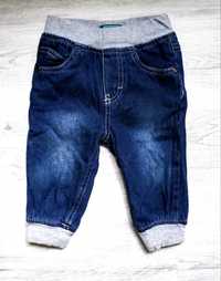 Spodnie niemowlęce miękkie jeansy 74/80