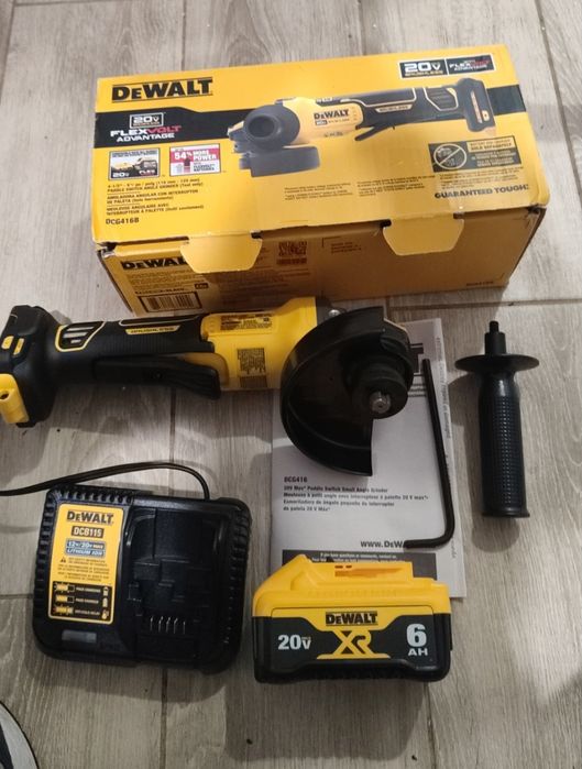 Безщіткова болгарка 125 мм DEWALT DCG416B 20V MAX FLEXVOLT ADVANTAGE