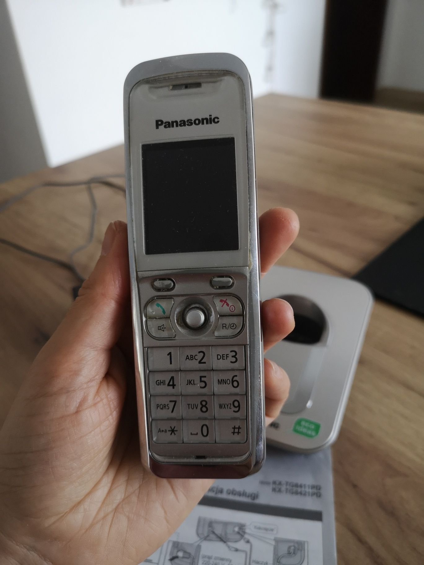 Telefon stacjonarny Panasonic dla seniora