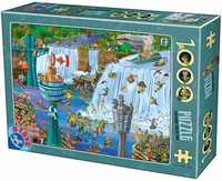 Puzzle D-Toys 1000" Szaleństwo nad Wodospadem Niagara" Kompletne