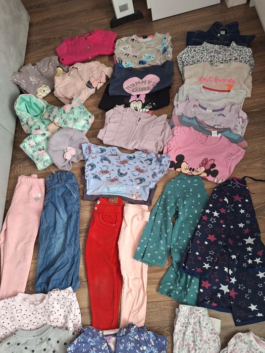 Paka zestaw ubranek dla dziewczynki 98 104