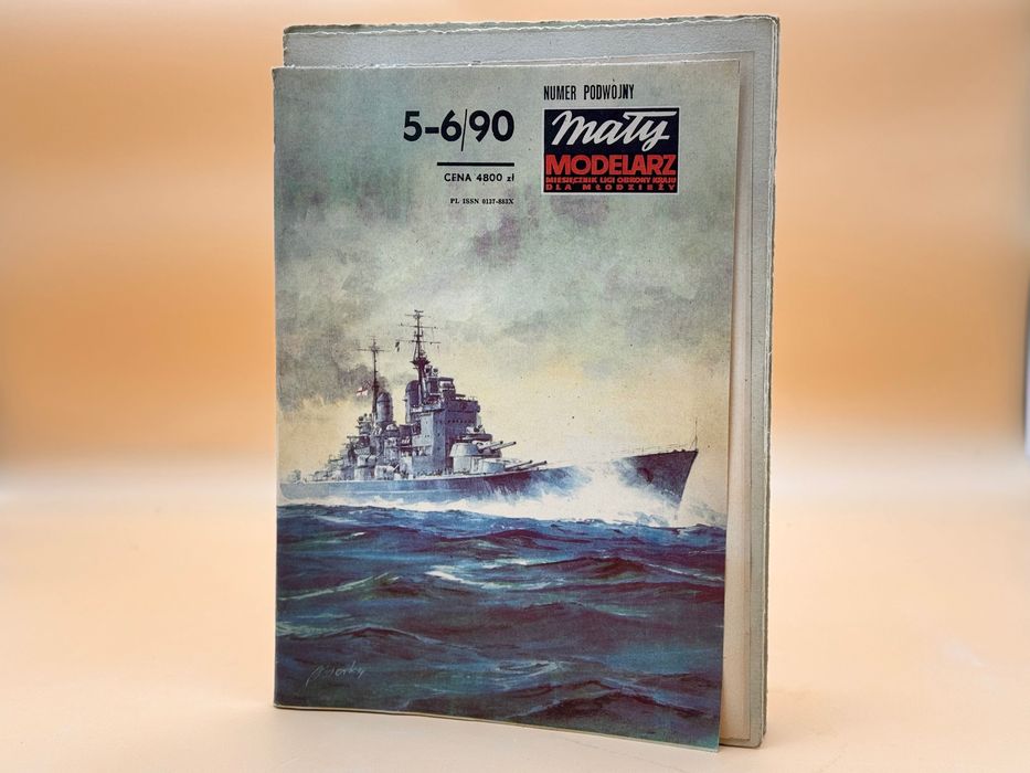 Mały Modelarz", numer 5-6/90 HMS Vanguard