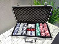 Игровой набор Покер на 300 фишек с номиналом Poker Game Set