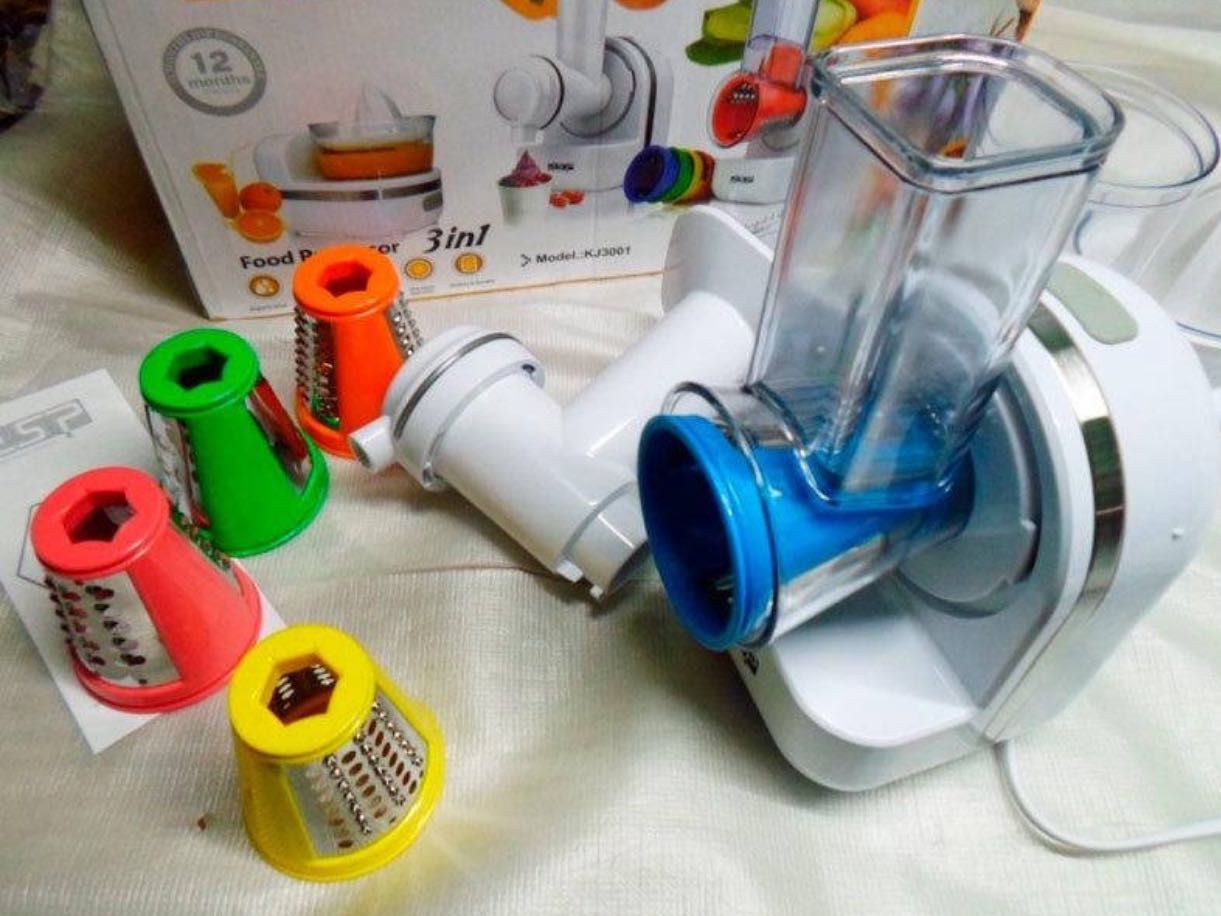 Кухонний процесор комбайн 3 в 1 , DSP Food Processor KJ3001