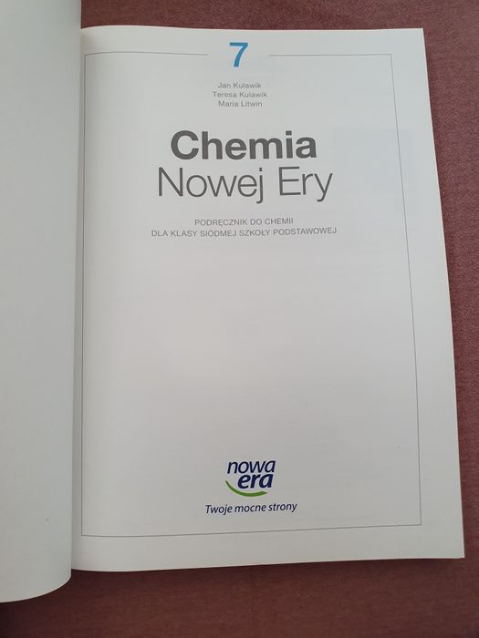 Chemia Nowej Ery 7 podręcznik nowy