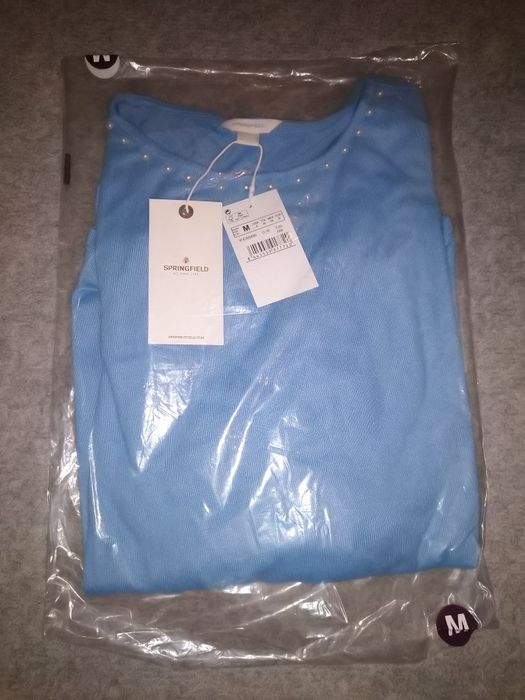 T-shirt Pérolas | SPRINGFIELD | M | NOVO