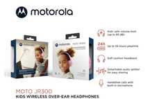 Nowe sluchawki nauszne dla dzieci motorola jr300 różowe