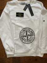 Sweat/Camisola Stone Island Branca L nova com etiquetas