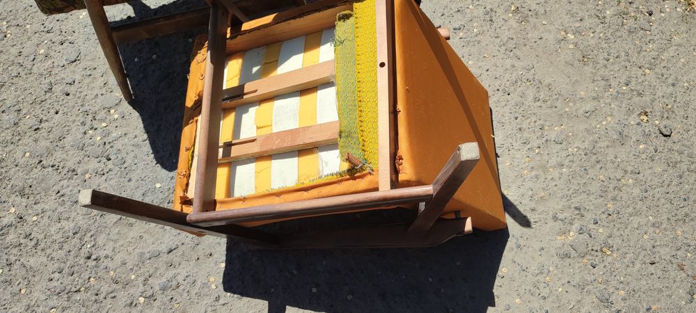 Meble PRL fotel Śnieżka