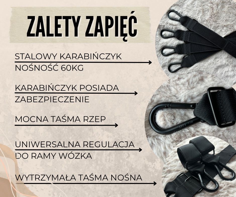Hamak do wozka blaben baby, dostawka Black