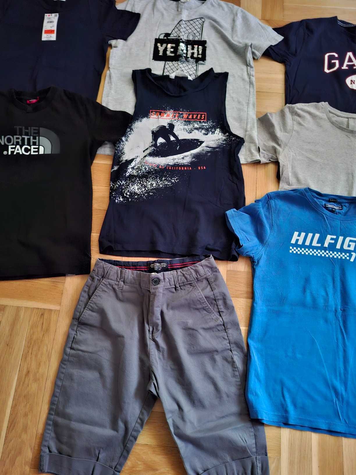 8 szt: Gant The North Face Hilfiger  H&M Reserved